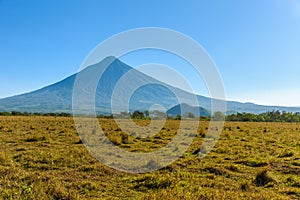 Amazing Volcano de Agua, view from Antigua, Guatemala photo