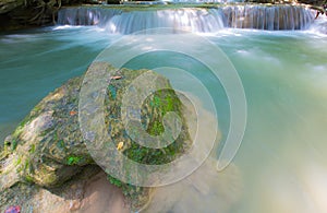 Amazing waterfall in deep forest