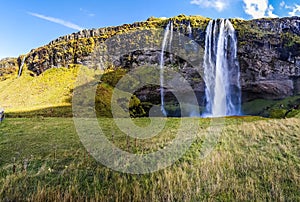 Amazing waterfall in Iceland - Seljalandsfoss