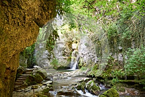 Amazing waterfall in Switzerland, Tine de Conflens