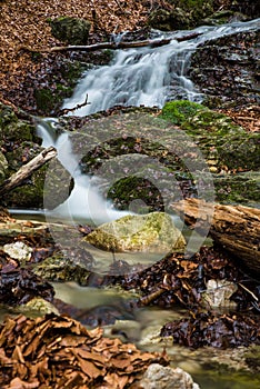 The amazing waterfalls in Janosikove Diery.