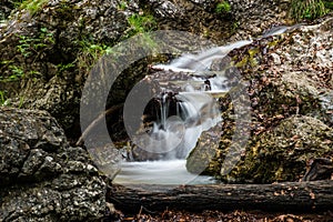The amazing waterfalls in Janosikove Diery.