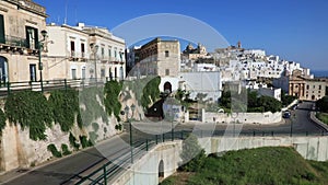 Amazing white city of Ostuni in Puglia, Italy