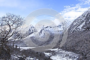 Amazing winter season at Yading Nature Reserve in Sichuan, China