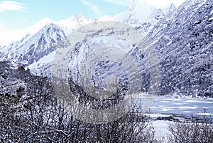 Amazing winter season at Yading Nature Reserve in Sichuan, China