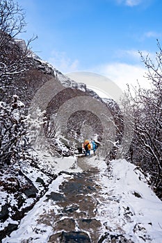Amazing winter season at Yading Nature Reserve in Sichuan, China