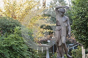 Amazon bronze statue