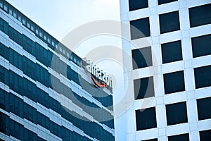 Amazon building facade