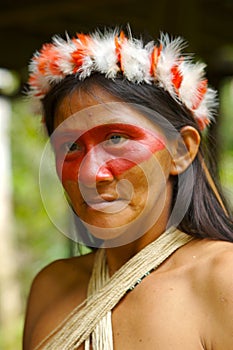 Amazonas indio una mujer 