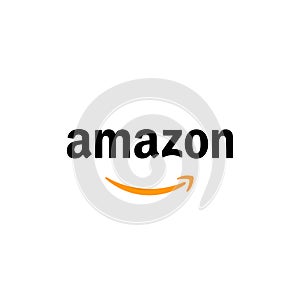 Amazon Logo Editorial Vector