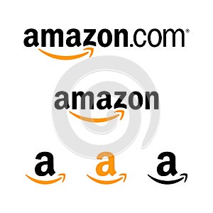 Amazon Logo . Set .