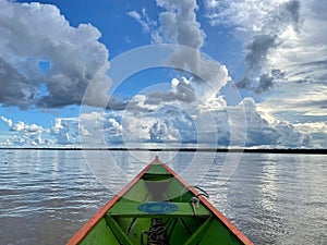 Amazon River Boat and Sky Still Life