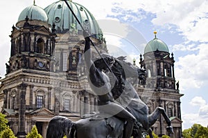 Amazon statue in front of Altes Museum