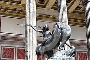 Amazon statue in front of Altes Museum