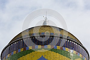 Amazon Theatre with blue sky, opera house in Manaus, Brazil photo