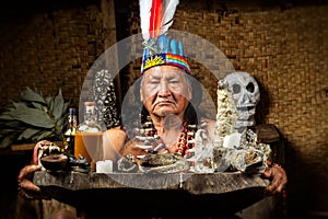 Amazonian Shaman Portrait