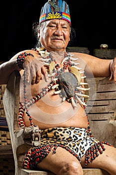 Amazonian Shaman Portrait