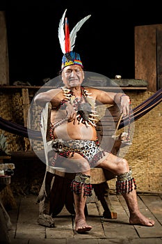 Amazonian Shaman Portrait