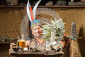 Amazonian Shaman Portrait