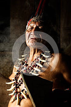 Amazonian Shaman Portrait