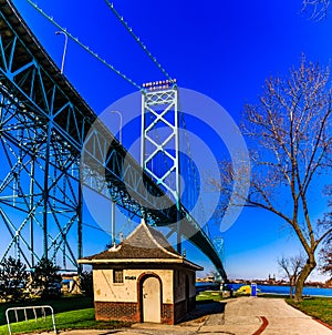 Ambassador Bridge, Windsor, Ontario, Canada.