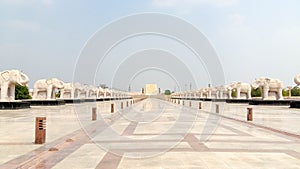 Ambedkar park, Dr. Bhimrao Ambedkar Samajik Parivartan Prateek Sthal is a public park and memorial in Gomti Nagar, Lucknow, Uttar