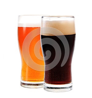 Amber ale and stout