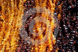 Amber beads