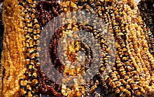 Amber beads