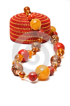 Amber beads