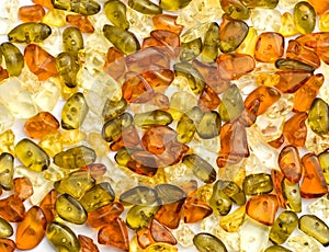 Amber beads