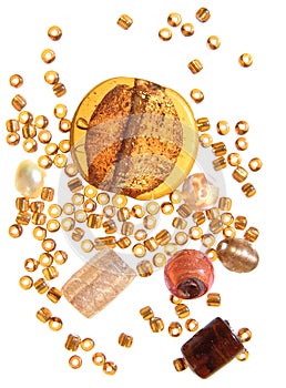 Amber beads