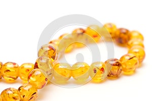 Amber beads