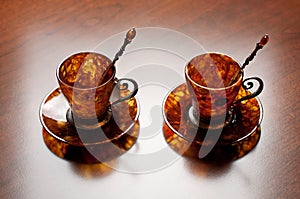 Amber cofee set