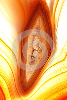 Amber coloured agate photo