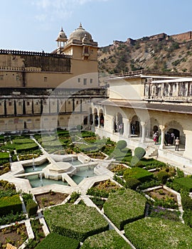 Amber Fort: the charbagh gardens photo