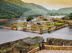 Amber fort gardens, Jaipur, India