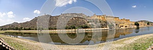 Amber Fort in Jaipur, India Panoramic