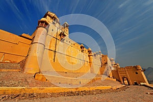 the amber fort in jaipur,rajasthan,india.