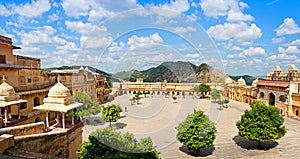 Amber Fort in Jaipur, Rajasthan, India.