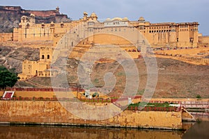 Amber Fort near Jaipur, Rajasthan, India.