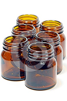 The Amber Glass Bottles.