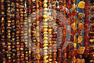 Amber necklaces