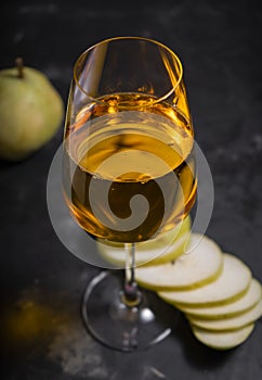 amber or orange wine made from white grapes