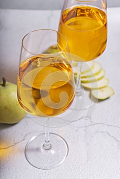 amber or orange wine made from white grapes