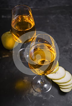 amber or orange wine made from white grapes