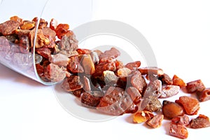 Amber pieces
