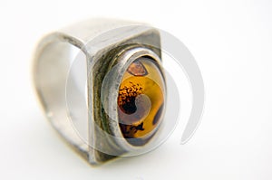 Amber ring