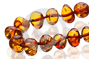 Amber rosary beads