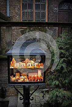 Amber stall in old city Gdansk, Poland